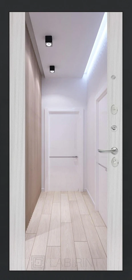 Зеркало Максимум - Сандал белый