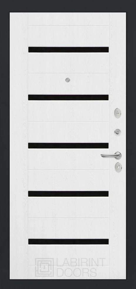 01 - Белое дерево, стекло черное